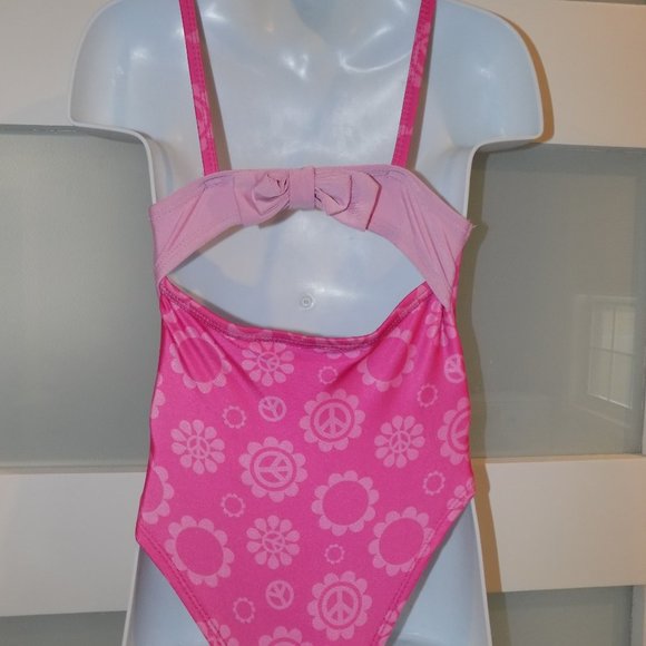 Dora the Explorer Paz &Love Pink 1 PC Swimsuit Size 24 Months Girl's NEW - Picture 3 of 3